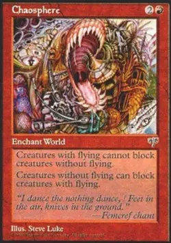 1 x Chaosphere - Mirage - Light Play - MTG - Image 1