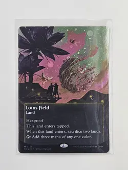 Lotus Field #158 (Borderless Galaxy Foil) Edge of Eternities: Stellar Sights - Image 1
