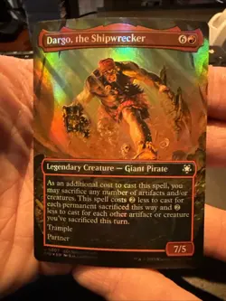 MTG Dargo, the Shipwrecker (Borderless Foil) Special Guests Regular #0007 LCI NM - Image 1