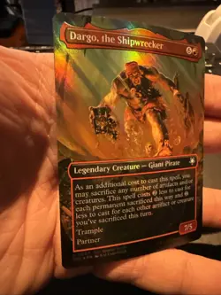 MTG Dargo, the Shipwrecker (Borderless Foil) Special Guests Regular #0007 LCI NM - Image 2