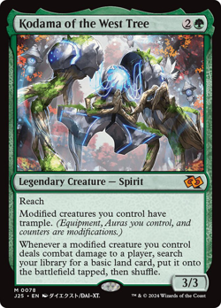 Kodama of the West Tree 78 J25 Jumpstart Mythic MTG Legendary Spirit Dai-XT NM - Image 1