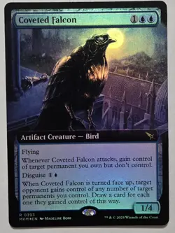Coveted Falcon (Extended Art) Murders at Karlov Manor Foil - Image 1