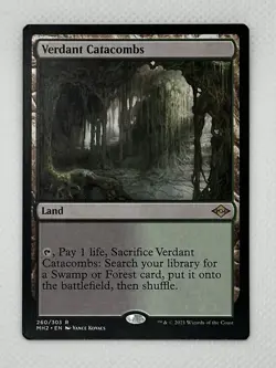 Magic: The Gathering Verdant Catacombs Non-foil Modern Horizons 2 NM - Image 1
