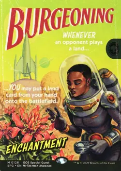 MTG Burgeoning (0126) *Non-Foil* Borderless Poster Edge Of Eternities NM/MT TCG - Image 1