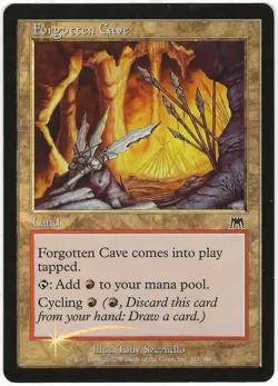 MTG Forgotten Cave FOIL Onslaught Common LP - Image 1