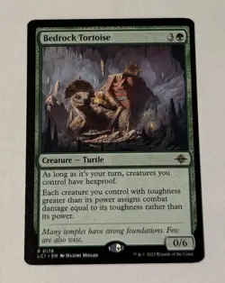 MTG Bedrock Tortoise - The Lost Caverns of Ixalan LP - Image 1