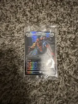 Magic The Gathering Marvel Legends Spectacular Spider-Man Promo #0002 Sealed - Image 2
