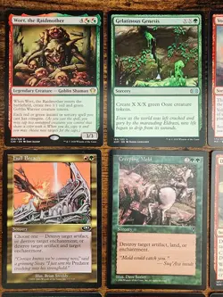 MTG Wort the Raidmother ⭐EDH Commander Starter Deck ⭐12 Cards ⭐7 Rare/UnCn Magic - Image 2