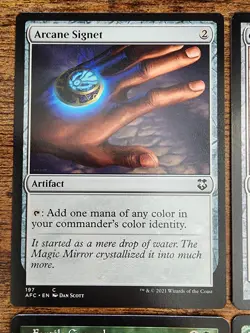 4x MTG EDH Commander Mana Ramp Rock Staples ⭐Arcane Signet Gruul ⭐Fertile Ground - Image 3