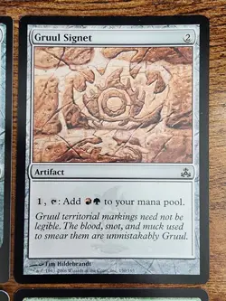 4x MTG EDH Commander Mana Ramp Rock Staples ⭐Arcane Signet Gruul ⭐Fertile Ground - Image 4