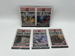 MTG Secret Lair Marvel Spiderman Daily Bugle Breaking Non Foil Edition Set Of 5 - Image 1