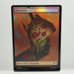 Mountain Pizza Land Foil #256 MTG Teenage Mutant Ninja Turtles TMT EN NM - Image 1