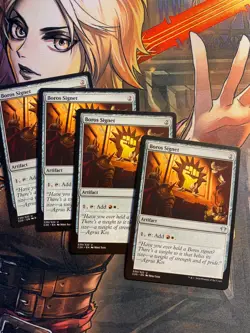 Boros Signet Magic The Gathering MTG Commander Playset X4 Card NM White Red - Image 1