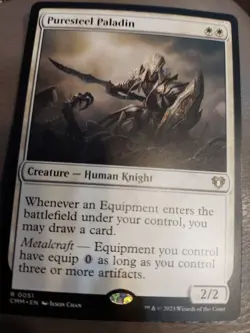 Puresteel Paladin Commander Masters Regular - Image 1