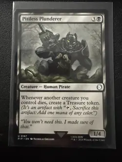 Pitiless Plunderer 281 U Normal FIC MTG NM - Image 1