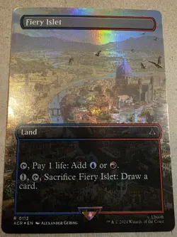 Fiery Islet - Foil (Borderless) Universes Beyond: Assassin's Creed - Mtg - Image 1
