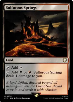 Sulfurous Springs - Commander: The Lord of the Rings - NM - Image 1