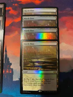 MTG Modern Horizons 2 Marsh Flats Foil x 4 - Image 1