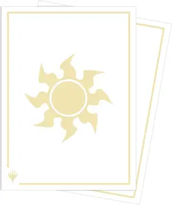 MTG MANA 8 105CT APEX DECK PROTECTOR SLEEVES - PLAINS - Image 1