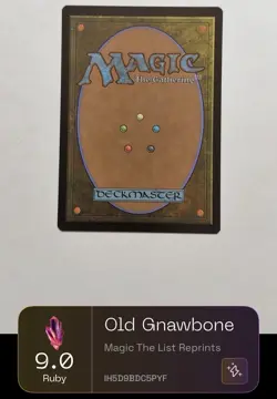 Wizards of the Coast MTG Old Gnawbone Legendary Dragon Mythic Green Regular - Image 2