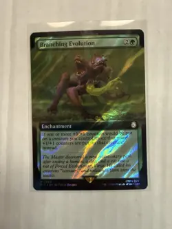 Branching Evolution NM EXTENDED ART SURGE FOIL MTG! Fallout - Image 1