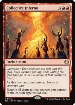 Collective Inferno - FOIL- Lorwyn Eclipsed - MtG- NM - Image 1