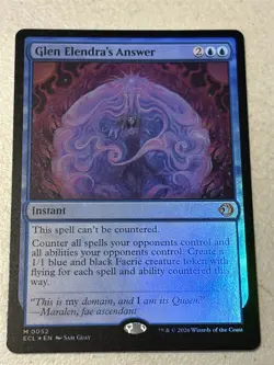 mtg foil Glen Elendra's Answer, instant Lorwyn Eclipsed, unplayed - Image 1