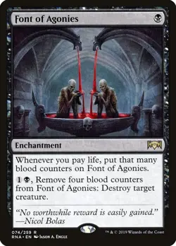 NM Font of Agonies, MTG, Ravnica Allegiance, Magic the Gathering, 74 - Image 1