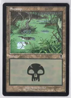 1x Swamp #340 - Odyssey - Near Mint - Image 1