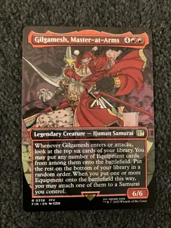 Magic MTG - Gilgamesh, Master-at-Arms (Borderless) - Final Fantasy - Image 1