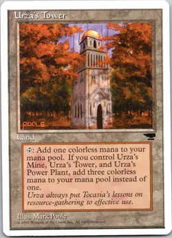 Magic the Gathering Urza's Tower Forest Chronicles MTG Free Shipping! - Image 1