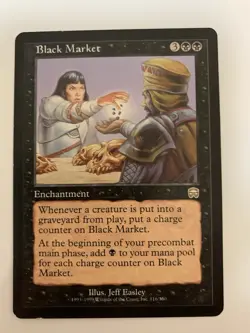 MTG NM Black Market Mercadian Masques Free Shipping In The US with Tracking - Image 1