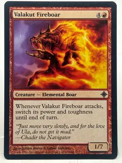 Valakut Fireboar LP* Rise Of The Eldrazi ENGLISH 170/248 mtg -UnltdCards - Image 1