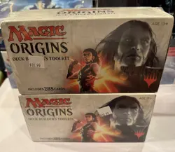 (2) Magic the Gathering Origins Deck Builders Toolkit 2015 Factory Sealed NEW 2x - Image 1