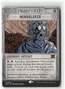 Mindslaver Outlaws of Thunder Junction Breaking News MTG NM - Image 1