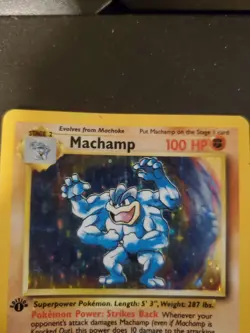 Machamp 008/102 Deck Exclusives Holo MP Pokemon First Edition - Image 4