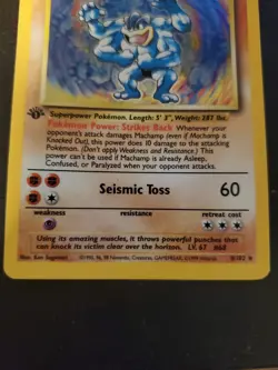 Machamp 008/102 Deck Exclusives Holo MP Pokemon First Edition - Image 5