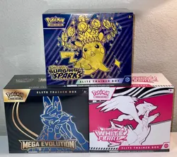 Pokemon Mega Evolution Elite Trainer Box ETB, White Flare, Surging Sparks ETB - Image 5