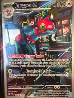 Pokemon TCG Porygon-Z 214/182 SV04: Paradox Rift Holo - Image 1