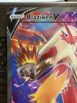 Blaziken V Pokemon TCG Sword & Shield - Chilling Reign 161/198 Holo Full Art NM - Image 2