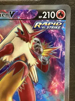 Blaziken V Pokemon TCG Sword & Shield - Chilling Reign 161/198 Holo Full Art NM - Image 5