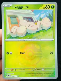 Exeggcute 001/131 Master Ball Holo - LP-NM - Pokemon - PRE - Lori Suzuki - Image 1
