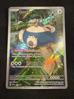 Pokemon Snorlax 051 from ETB 151 S&V/Sw&Sh NM Condition Promo Black Star ENG NM - Image 1