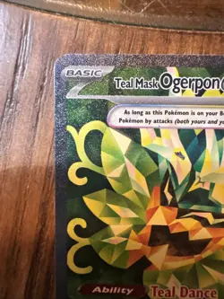 Pokemon TCG Teal Mask Ogerpon EX 211/167 Twilight Masquerade Ultra Rare L@@K! - Image 2