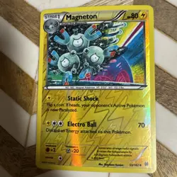 Magneton 53/162 - XY Breakthrough Reverse Pokemon Holo Foil Rare Nice! - Image 1