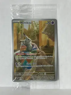Pokemon TCG Mimikyu Scarlet & Violet Paldea Evolved SVP 075 Holo Promo SEALED - Image 1