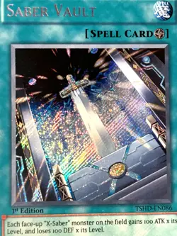 yugioh Saber Vault TSHD-EN086 1st Edition Secret Rare Near Mint - Image 2
