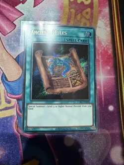 Ancient Rules - LCKC-EN039 - NM - Secret Rare - Unlimited - Yugioh - Image 1