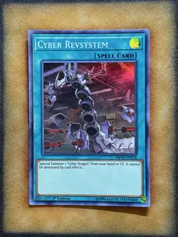 Yugioh Cyber Revsystem MP19-EN118 Super Rare 1st Ed LP - Image 1