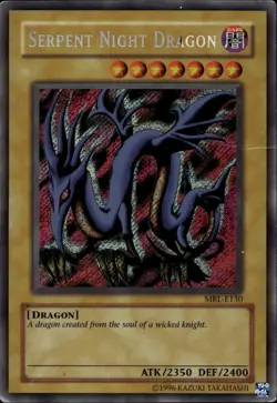Serpent Night Dragon EU Unl Ed Secret Rare MRL-E130 Yu-Gi-Oh! - Image 1